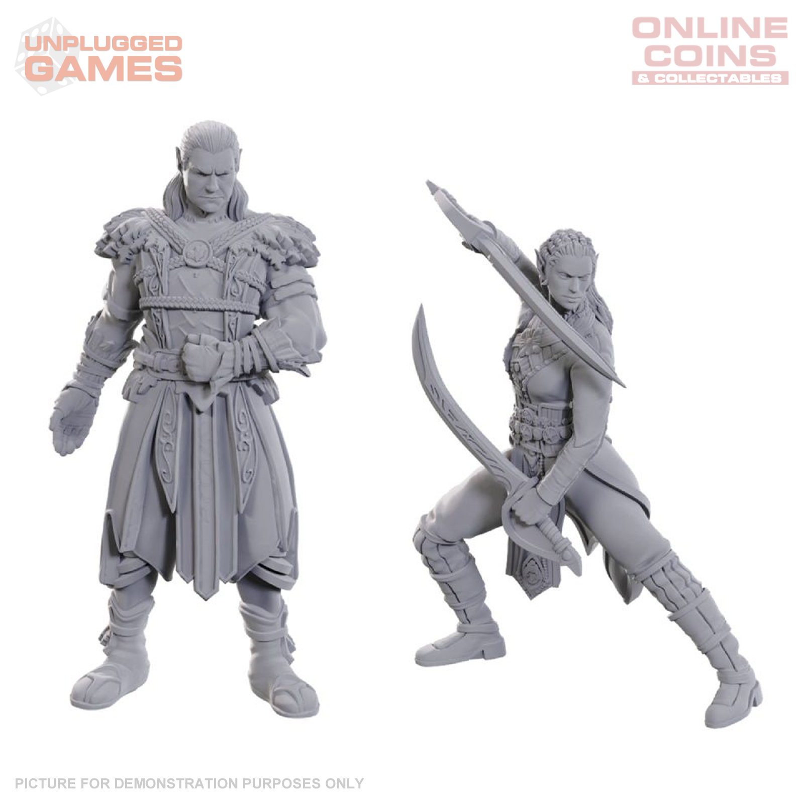 D&D Nolzur's Marvelous Miniatures Special Edition – Baldur's Gate 3 - Jaheira & Halsin